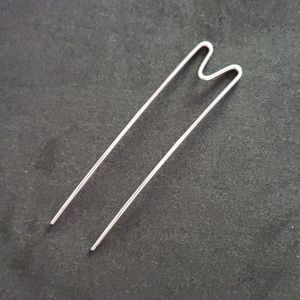 Lilla Rose large nickel U-Pin in the style Fox